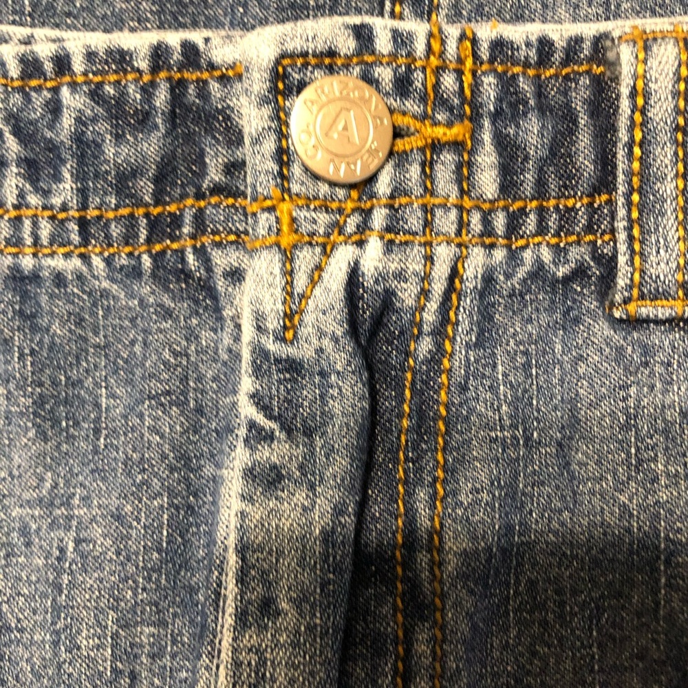 Arizona Jean Co Denim Midi Skirt Size 5 | Vintage Wash Side Slit Jean Skirt - Picture 6 of 11